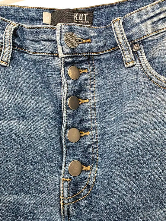 Kut From The Kloth
Rachael High-Rise Button-Fly Women's Jeans in Medium Blue - Picture 5 of 10